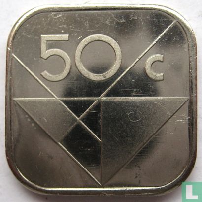 Aruba 50 cent 1986 - Image 2
