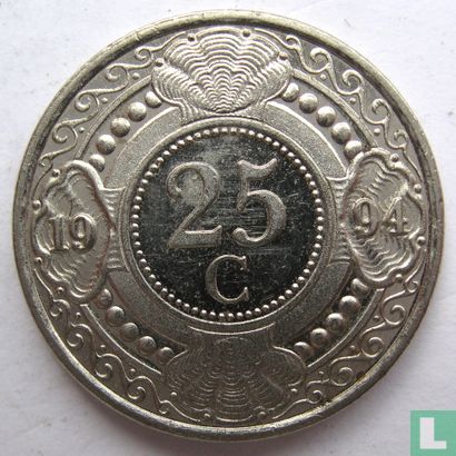 Antilles néerlandaises 25 cent 1994 - Image 1