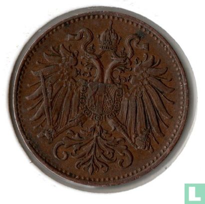 Austria 2 heller 1894 - Image 2