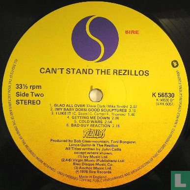 Can't Stand the Rezillos - Afbeelding 3