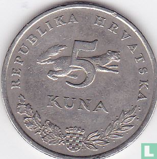 Croatie 5 kuna 1993 - Image 2