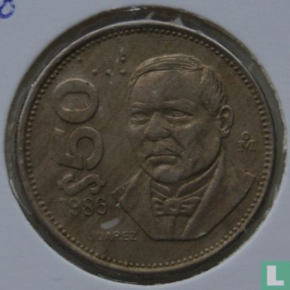 Mexico 50 pesos 1986 - Afbeelding 1
