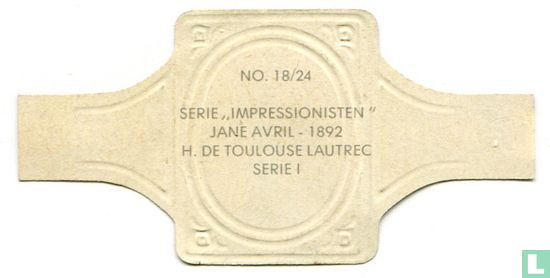 Jane Avril - 1892 - H. de Toulouse Lautrec - Afbeelding 2