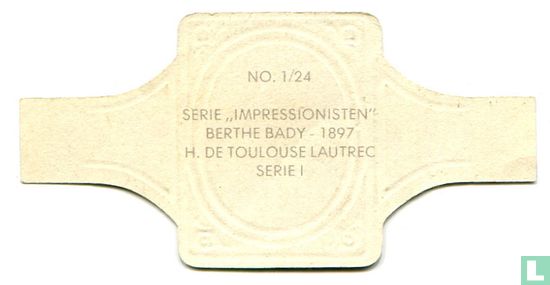 Berthe Bady - 1897 - H. de Toulouse Lautrec - Image 2