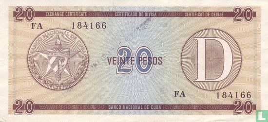Cuba 20 Pesos - Image 1