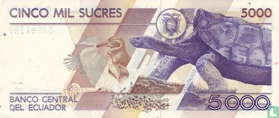 Ecuador Sucres 5000 - Image 2