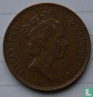 Verenigd Koninkrijk 2 pence 1991 - Afbeelding 1