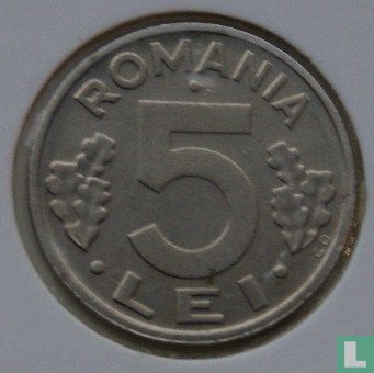 Roumanie 5 lei 1995 - Image 2