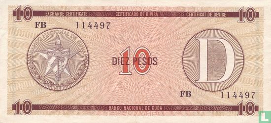 Cuba 10 Pesos - Image 1