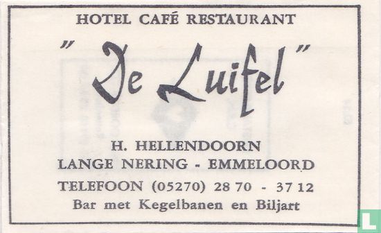 Hotel Café Restaurant "De Luifel"