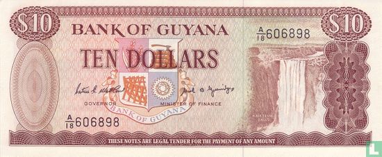 Guyana 10 Dollars ND (1989) - Image 1