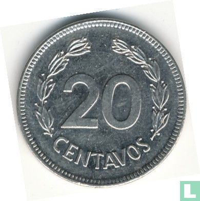 Ecuador 20 centavos 1981 - Image 2