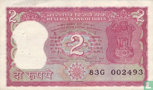 Indien 2 Rupien - Bild 1