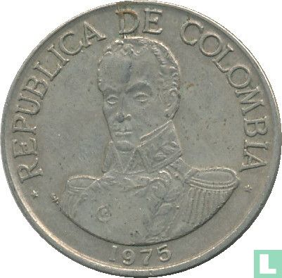 Colombia 1 peso 1975 - Afbeelding 1
