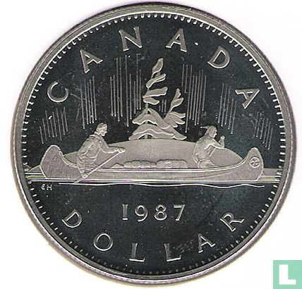 Canada 1 dollar 1987 - Image 1