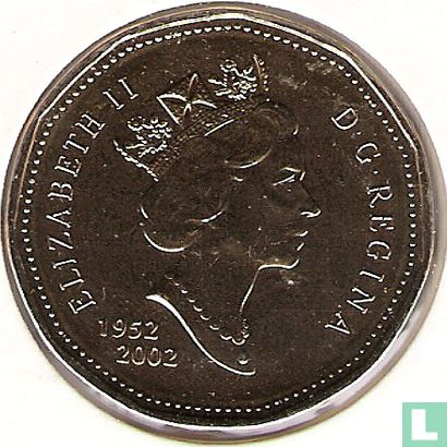 Canada 1 dollar 2002 "50th anniversary Accession of Queen Elizabeth II" - Afbeelding 1