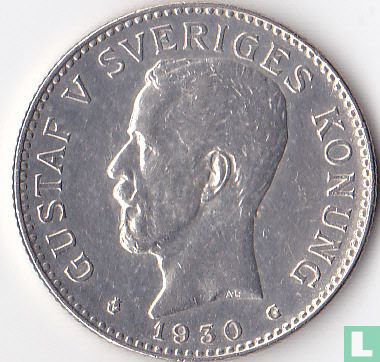 Suède 2 couronnes 1930 - Image 1