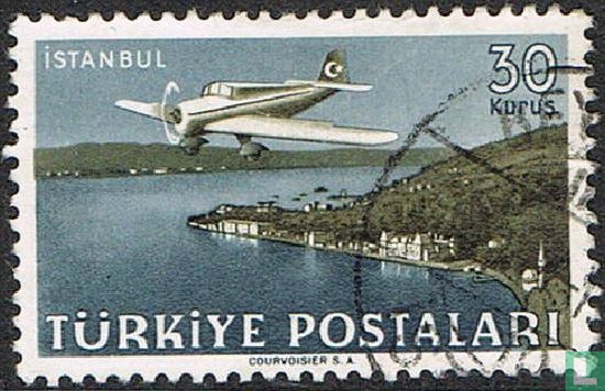 Curtiss-Wright above Istanbul