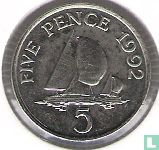 Guernsey 5 pence 1992 - Image 1