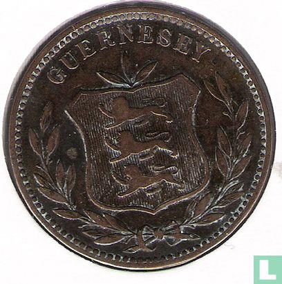 Guernsey 8 doubles 1889 - Image 2