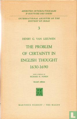 The Problem of Certainty in English Thought 1630-1690 - Image 1