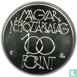 Hongrie 100 forint 1985 "Budapest Cultural Forum" - Image 1