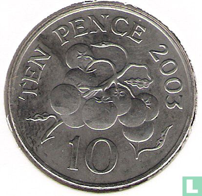 Guernesey 10 pence 2003 - Image 1