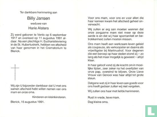 Jansen, Billy - Image 3