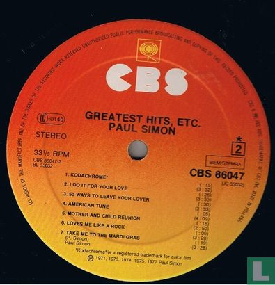 Greatest Hits, Etc. - Image 3