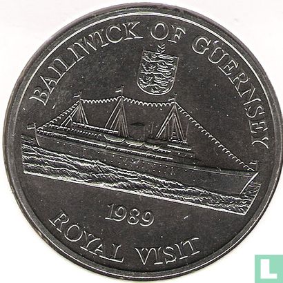 Guernsey 2 Pound 1989 "Royal Visit" - Bild 1