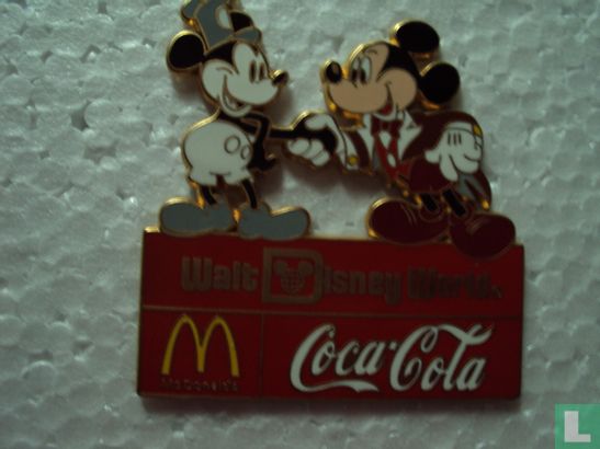 Walt Disney World McDonald's Coca-Cola (Steamboat Willie & Mickey)