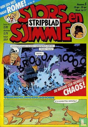 Sjors en Sjimmie Stripblad 5 - Image 1