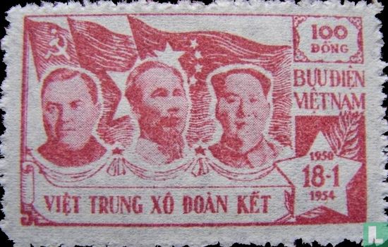 Malenkow, Ho Chi Minh, Mao Zedong
