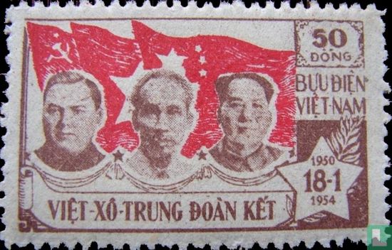 Malenkow, Ho Chi Minh, Mao Zedong