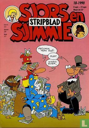 Sjors en Sjimmie stripblad 18 - Image 1