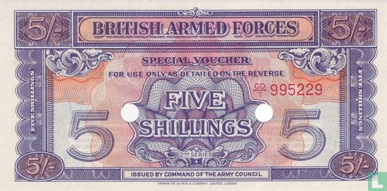 BAF 5 Shillings - Afbeelding 1