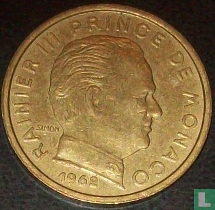 Monaco 10 centimes 1962 - Image 1