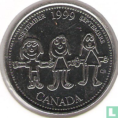 Canada 25 cents 1999 "September" - Afbeelding 1