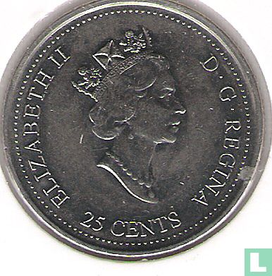 Canada 25 cents 1999 "December" - Afbeelding 2