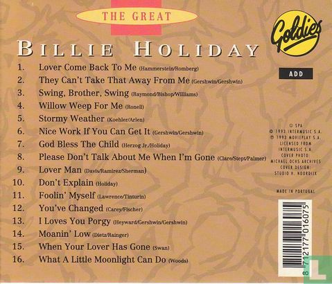 The great Billie Holiday - Afbeelding 2