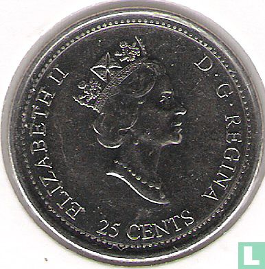 Canada 25 cents 1999 "October" - Afbeelding 2