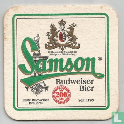 Samson Budweiser bier