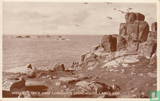 Wesley's Rock and Longships Lighthouse - Land's End - Afbeelding 1