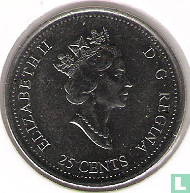 Canada 25 cents 1999 "July" - Image 2