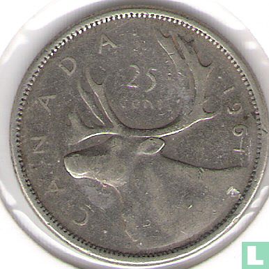Canada 25 cents 1961 - Image 1