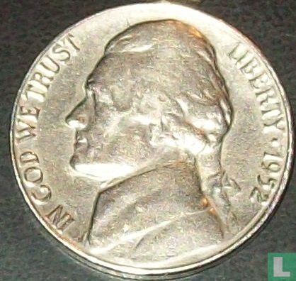 United States 5 cents 1952 (S) - Image 1