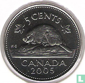 Canada 5 cents 2005 - Image 1