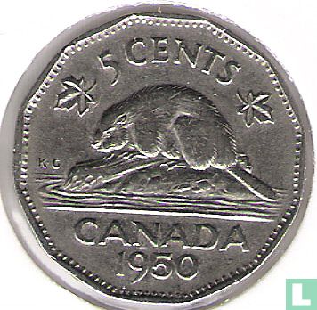 Canada 5 cents 1950 - Image 1