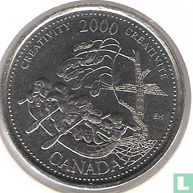 Canada 25 cents 2000 "Creativity" - Image 1