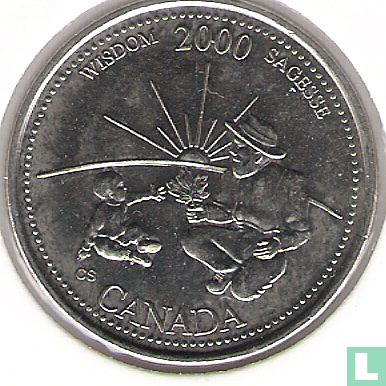 Canada 25 cents 2000 "Wisdom" - Afbeelding 1